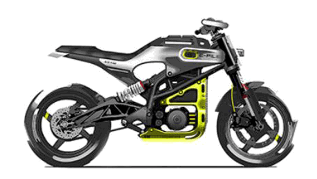 Husqvarna E-Pilen EV motorcyclle sketch 2022